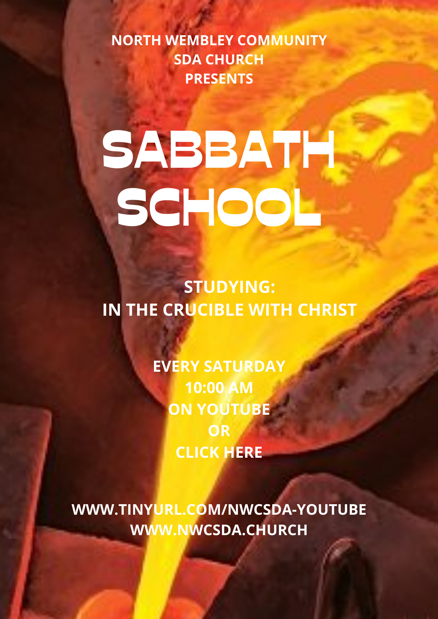 Sabbath School - Every Saturday at 10:00 (Not online)